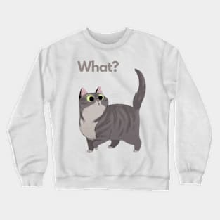 What? Crewneck Sweatshirt